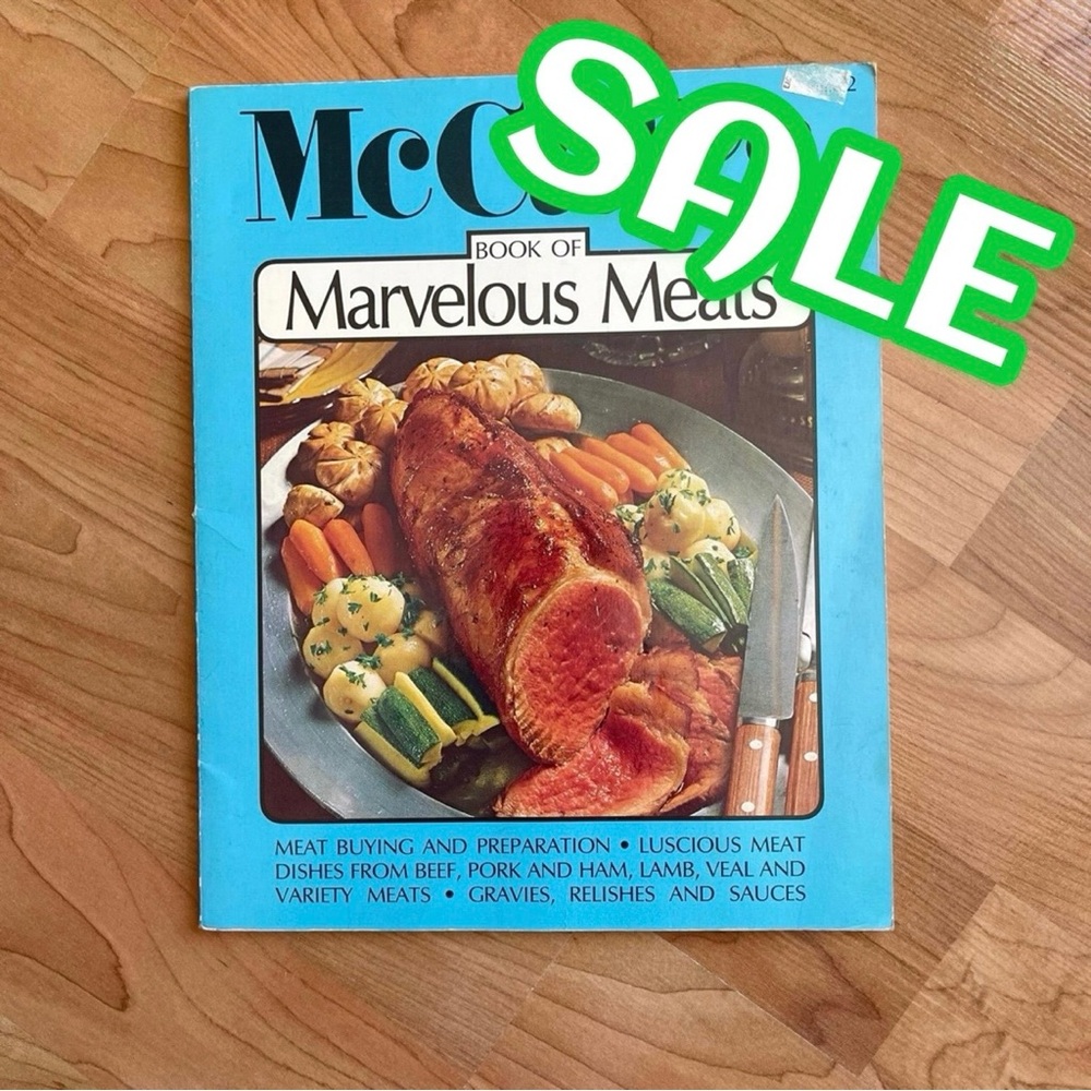 Vintage McCall’s Book Of Marvelous Meats Paperback Recipe Cookbook